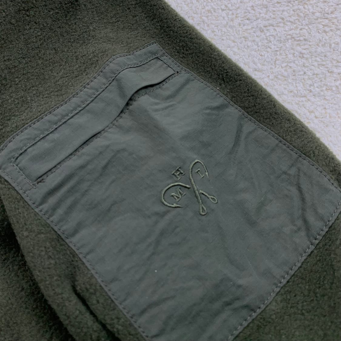 힐리먼트 아머 가드 플리스 집업 카키 상품이미지3