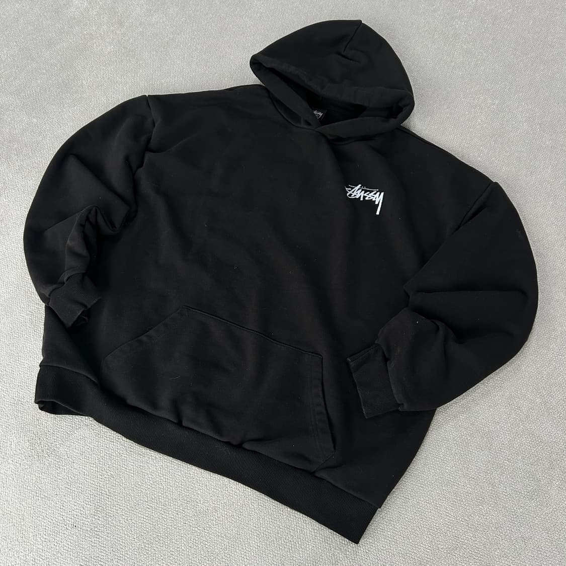 스투시 블랙 후드티  상품이미지1