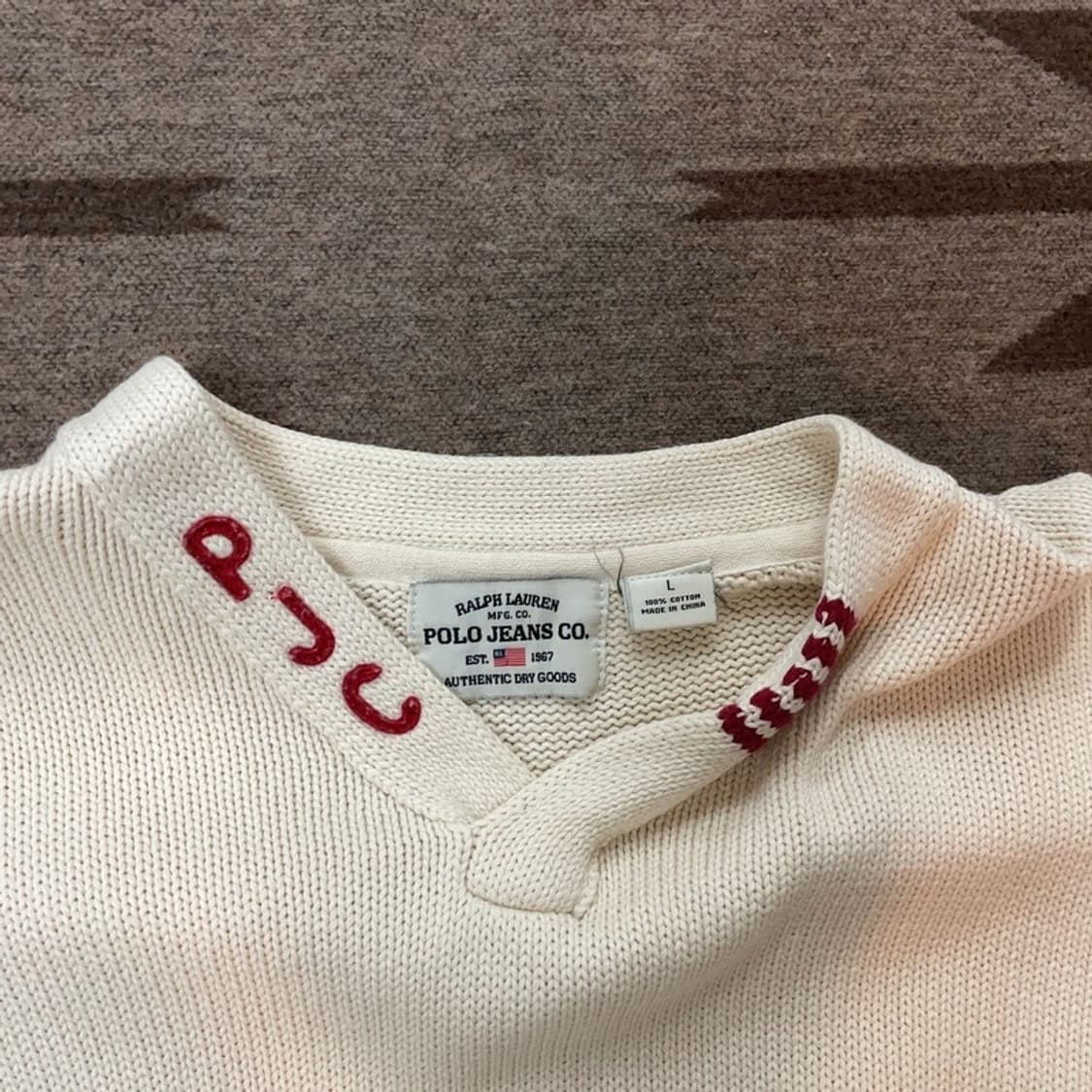 [105] 폴로진스 브이넥 니트 상품이미지5