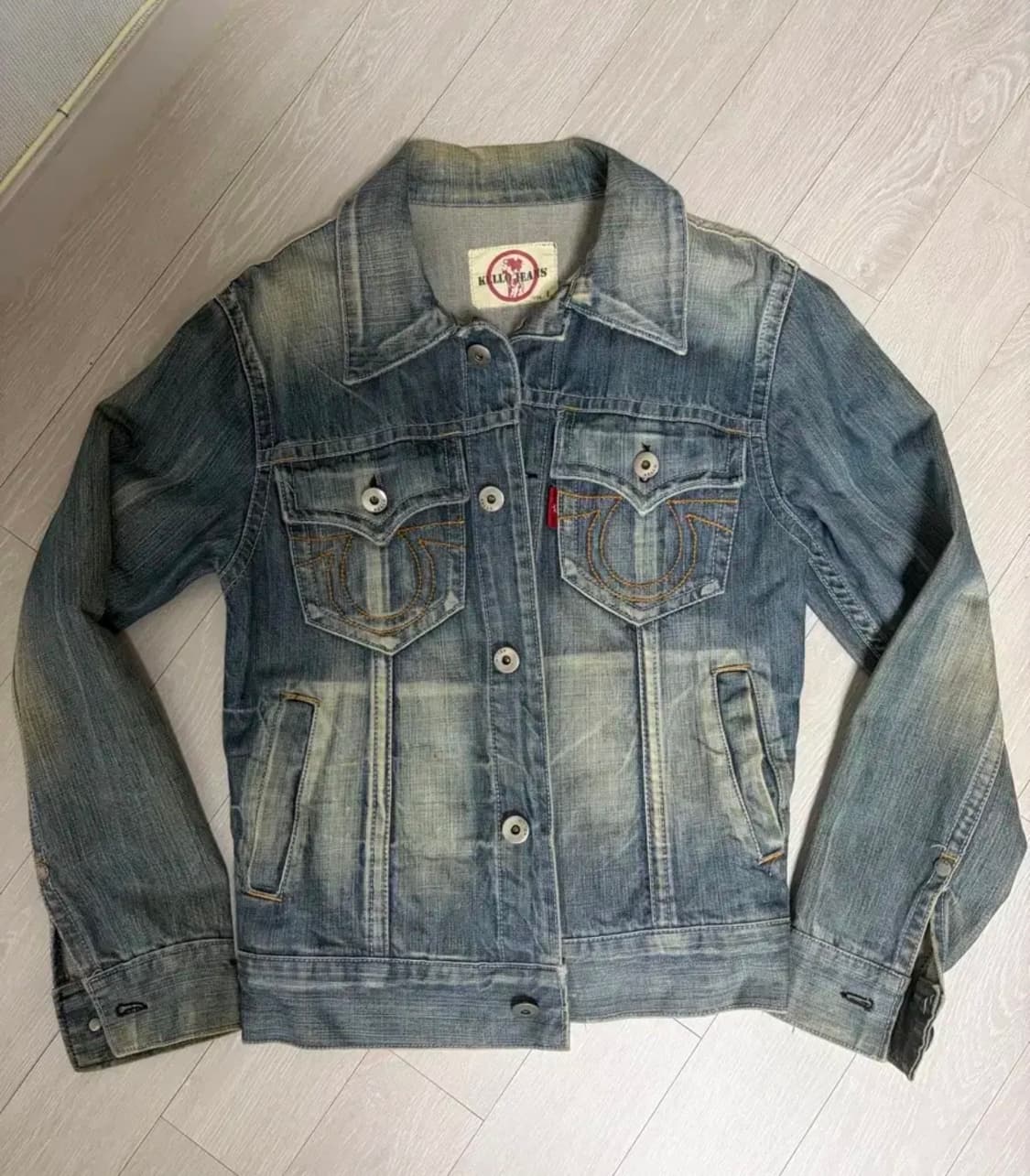 트루릴리젼 워싱 데님 청자켓 L 상품이미지1