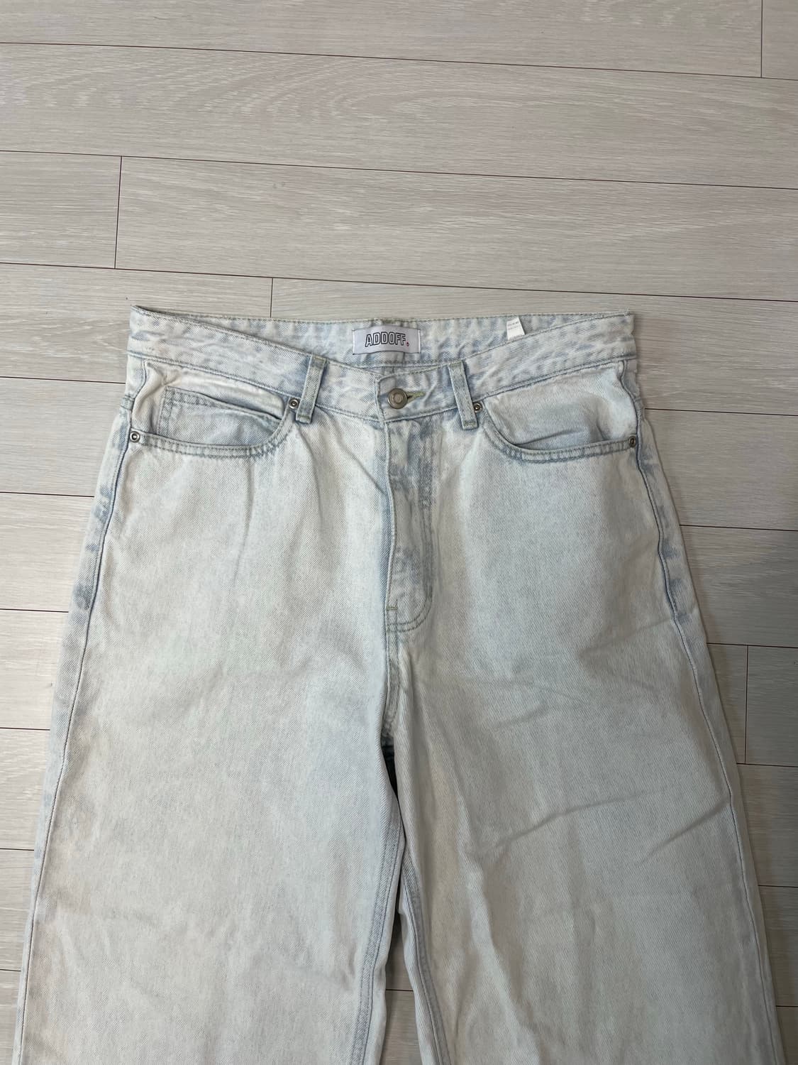 Newtro Wide Denim Pants - Ice Melt 상품이미지2