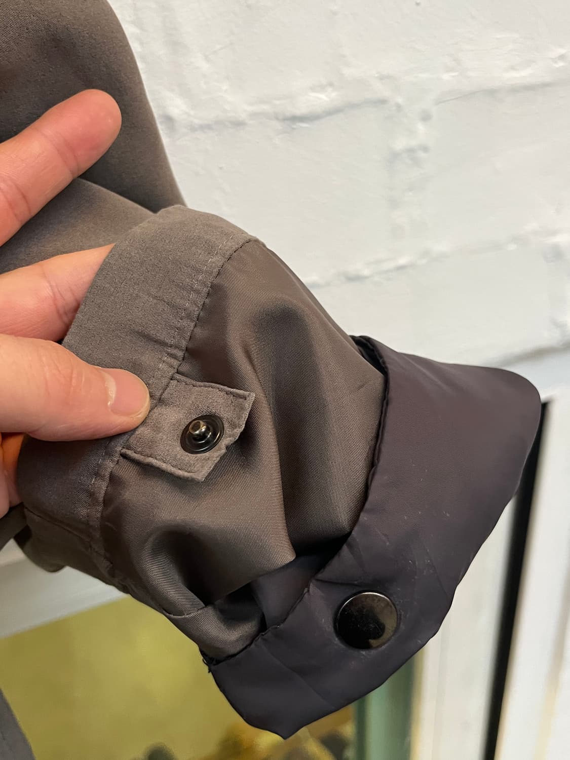 Weconners 덕다운 패딩 라이너 폴리쉘 코트 S 상품이미지7