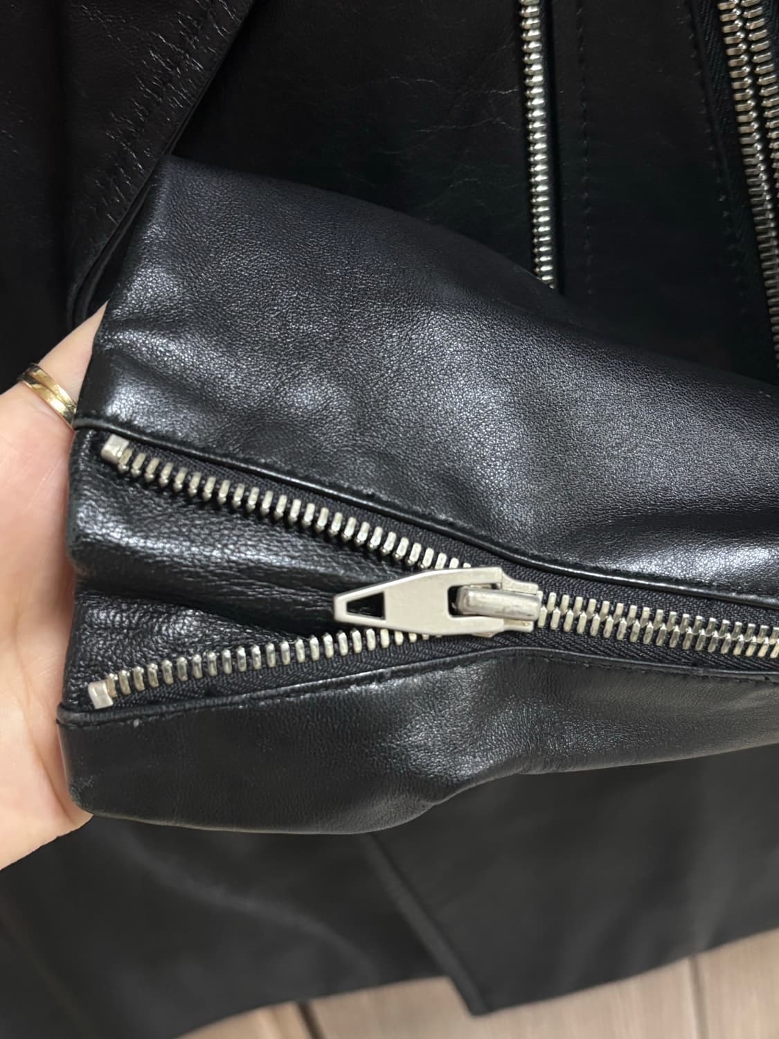 마인드브릿지 양가죽 라이더자켓 상품이미지3