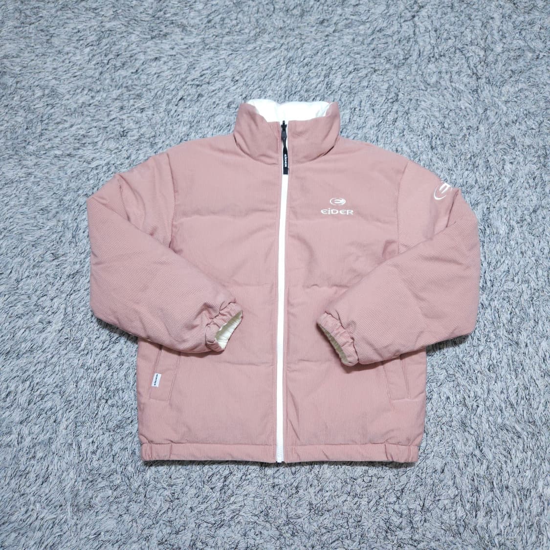 아이더) M 여자 코듀로이 양면패딩 구스다운 / 왕눈이샵 상품이미지1