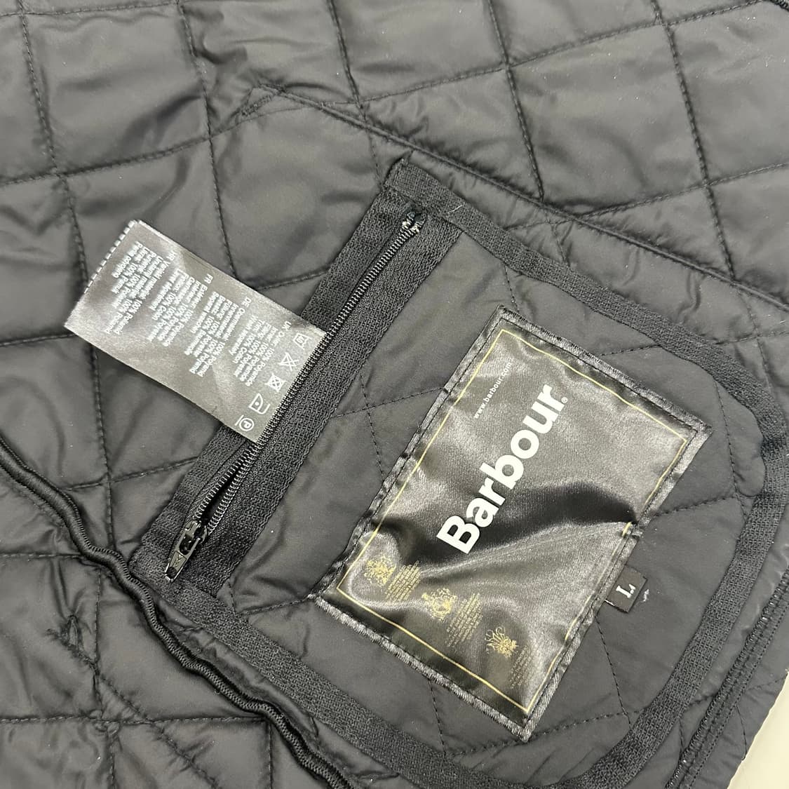 바버 퀼팅 패디드 라이너 자켓 상품이미지4