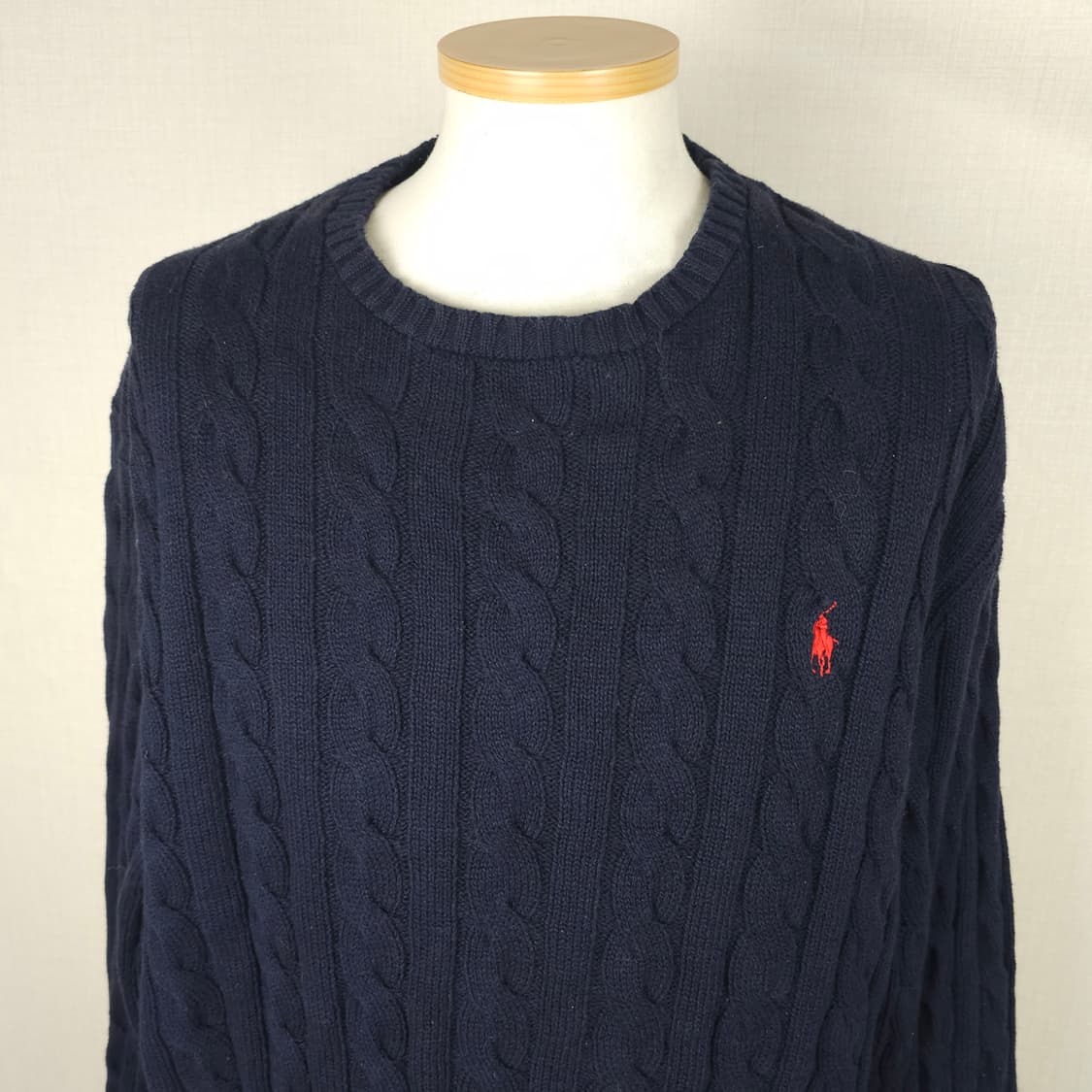 폴로 라운드니트티 남자105사이즈  상품이미지2