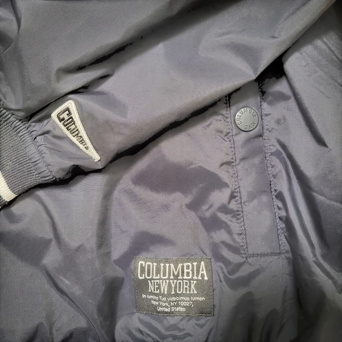 컬럼비아 유니버시티 아치로고 바시티 자켓 상품이미지4