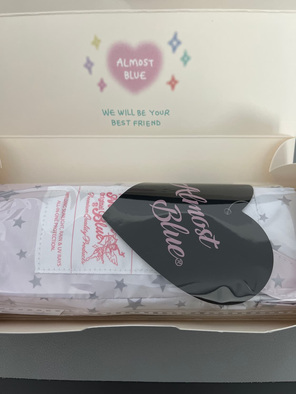 얼모스트블루 우산 밀키웨이 핑크 상품이미지3