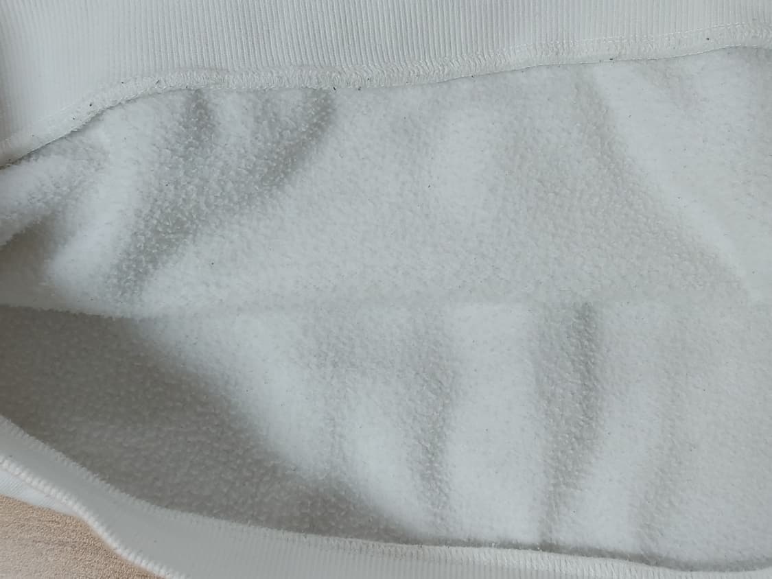 Discovery 디스커버리 안감기모 펄로고 화이트 맨투맨 상품이미지9