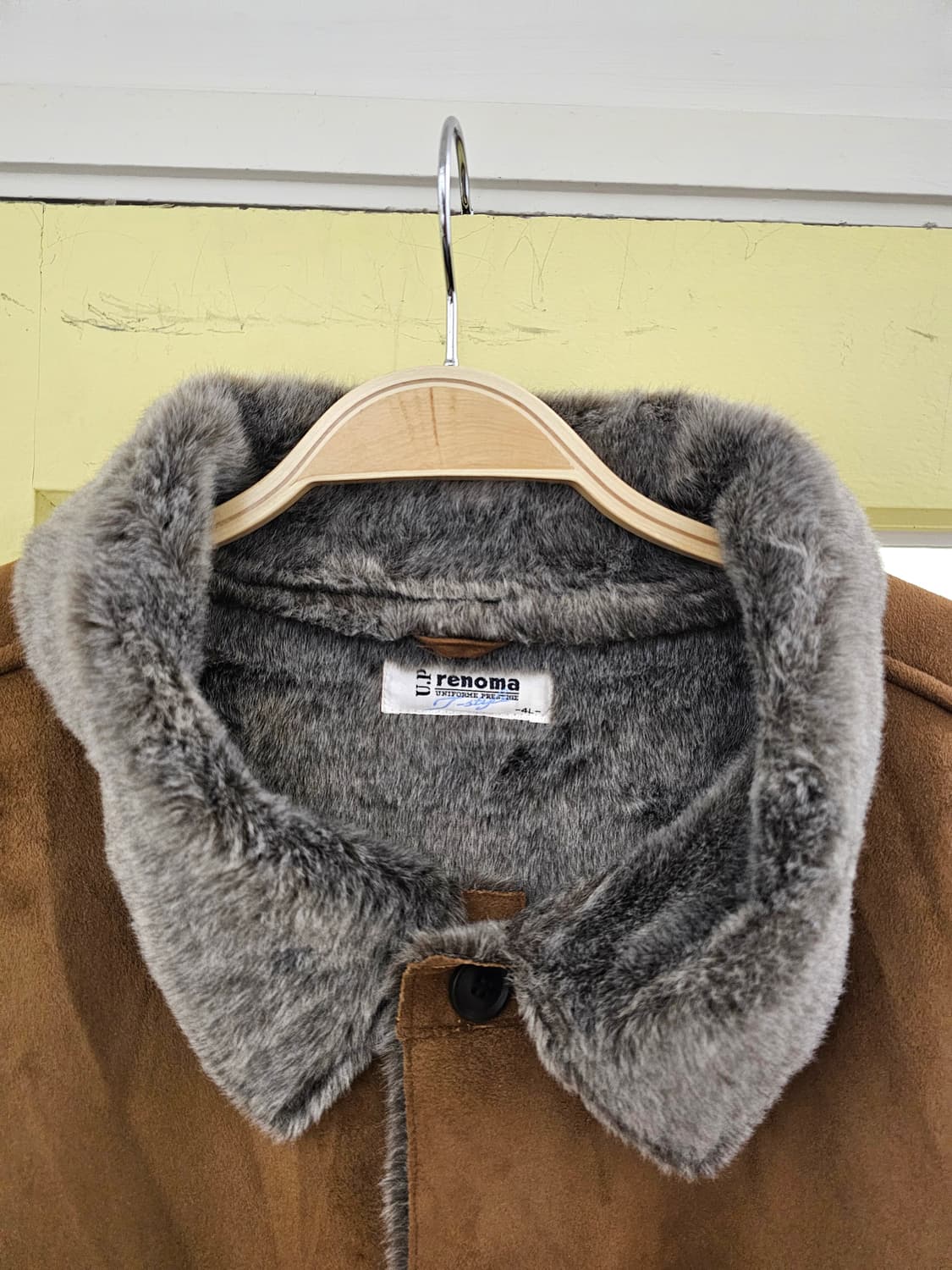 renoma 카라멜 에코 퍼 무스탕 상품이미지4