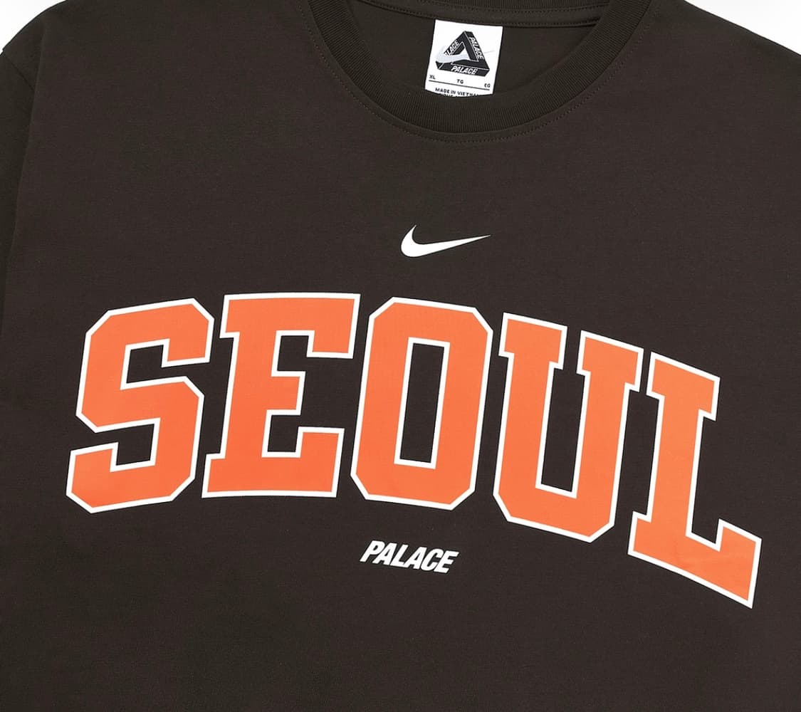 팔라스 x 나이키 샵 티셔츠 홍대 브라운 L 상품이미지3