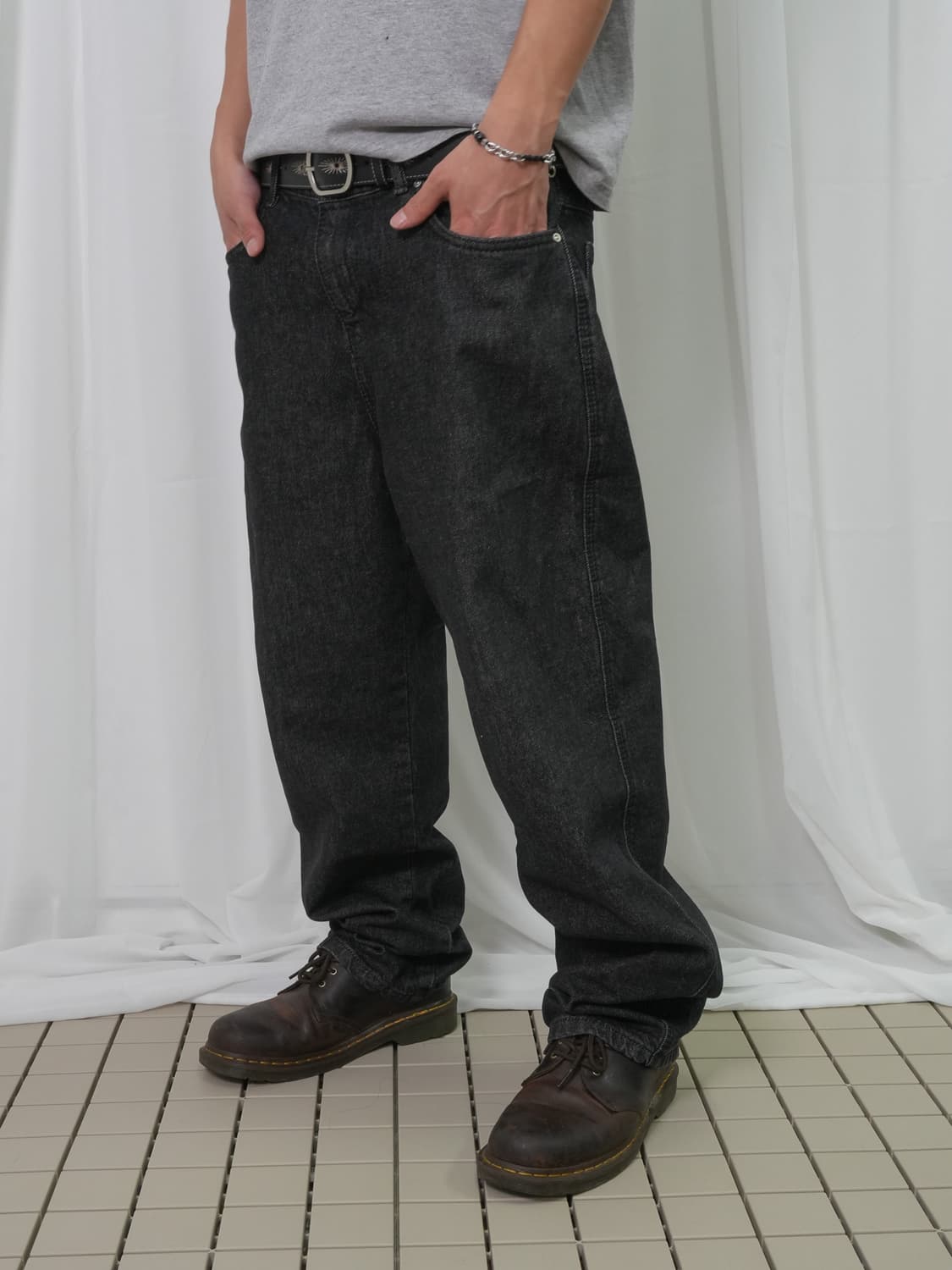 데우스 Omaha Relaxed Jean Washed Black (30) 상품이미지7