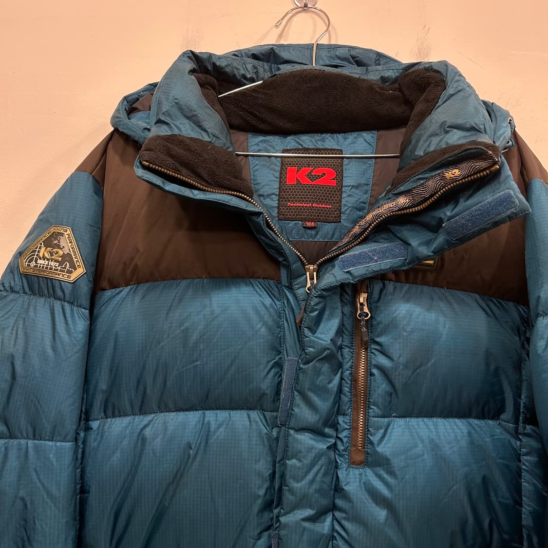 K2 하이킹 퍼포먼스 구스다운 쉐르파 패딩 상품이미지1