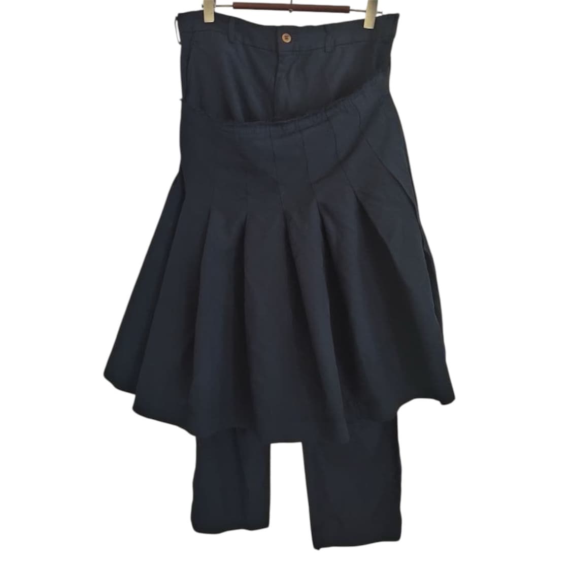 꼼데가르송 플리츠 레이어드 팬츠(네이비) 상품이미지1