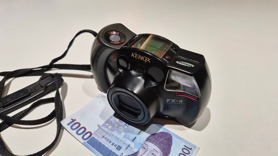 작례O 지수카메라 코끼리 삼성 fx-4 필름카메라 빈티지 필카 상품이미지1