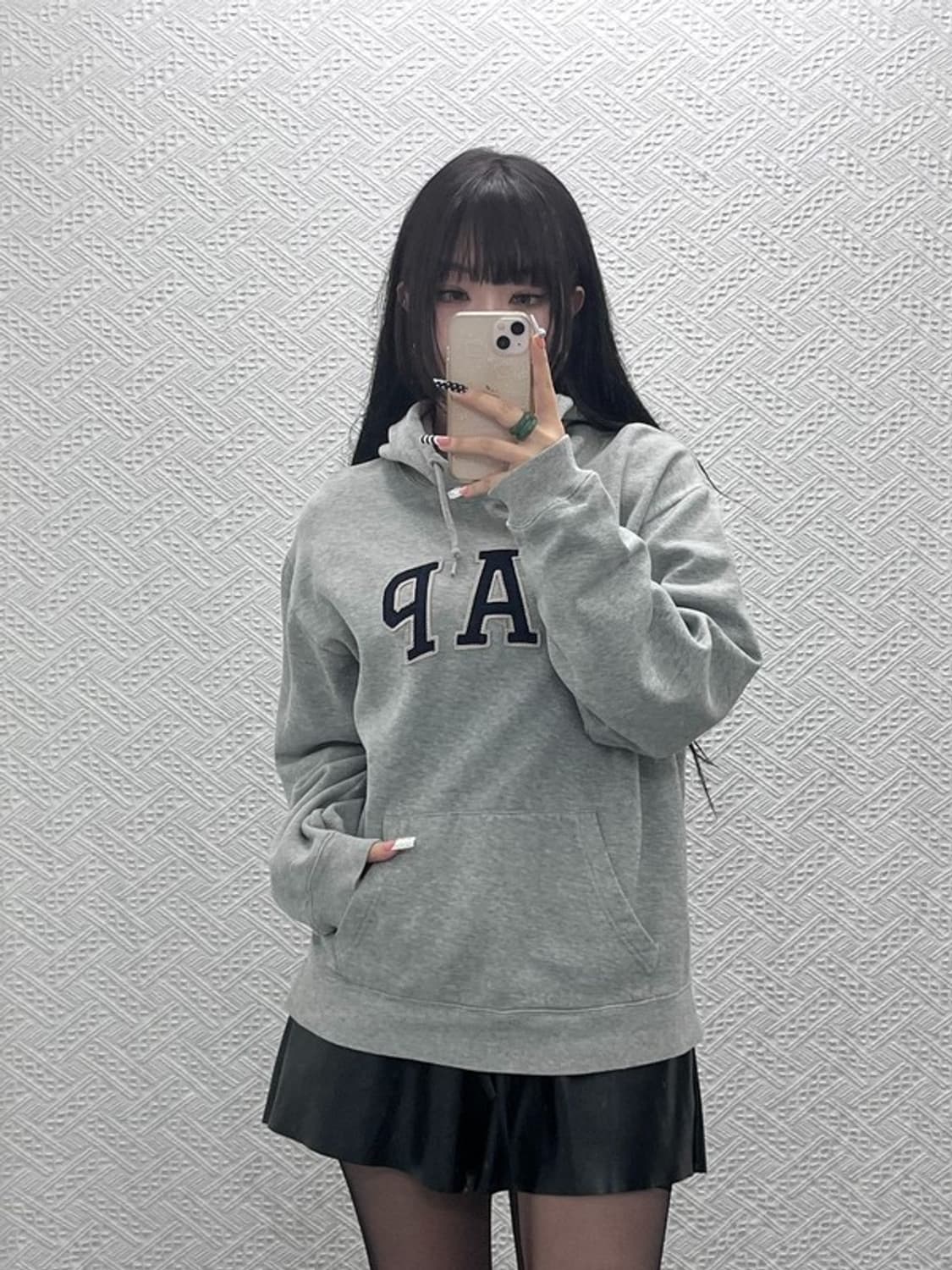 갭 올드스쿨 레트로 빈티지 빅로고 약기모 후드티 105 C10114 상품이미지1