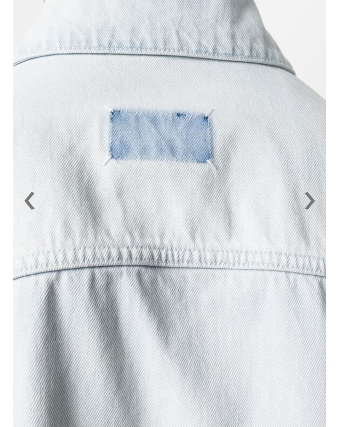 [새제품]52 마르지엘라 데님자켓 블리치 청자켓 오버사이즈 워싱 자켓 상품이미지5