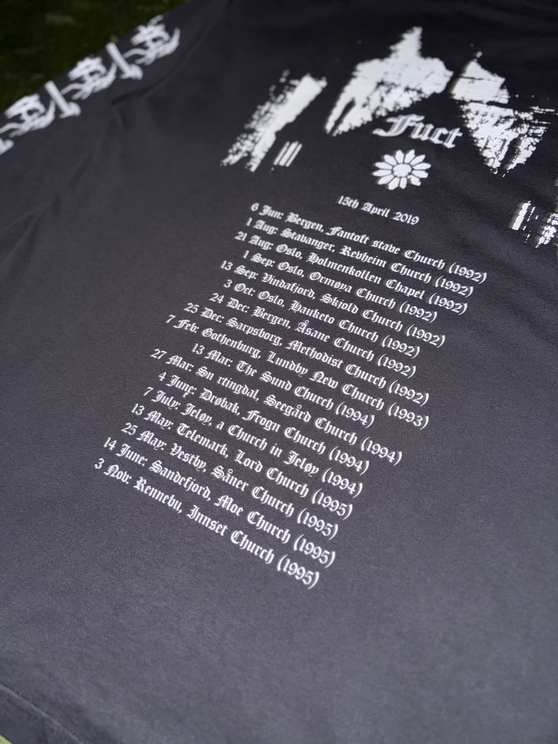 [L] FUCT 퍽트 노트르담 카오스 릴렉스 핏 롱슬리브 블랙 상품이미지10