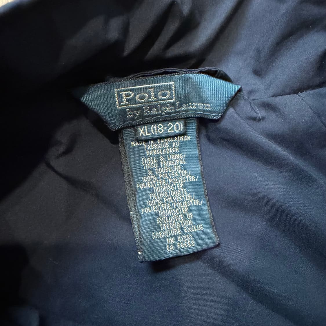 폴로 랄프로렌 네이비 퀄팅자켓 상품이미지3