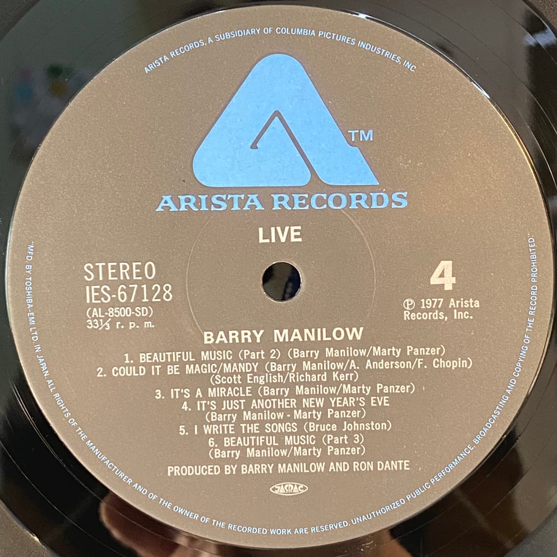 (중고LP-팝) Barry Manilow -Live (2LP) 상품이미지8