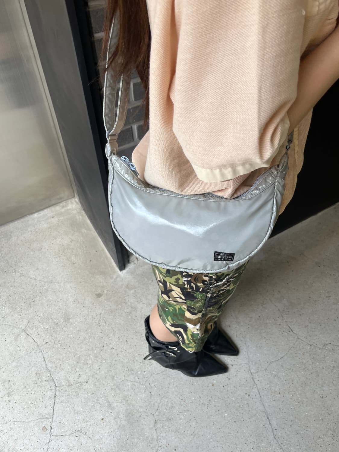 Porter 포터 도트 호보백 그레이 상품이미지3