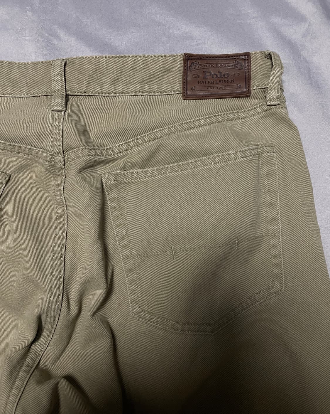 폴로 랄프로렌 빈티지 코튼 덩가리 팬츠 34 상품이미지3