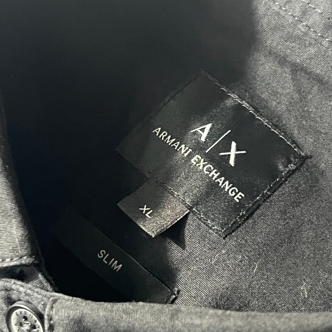 Armani Exchange Side Line Shirt BK 상품이미지5