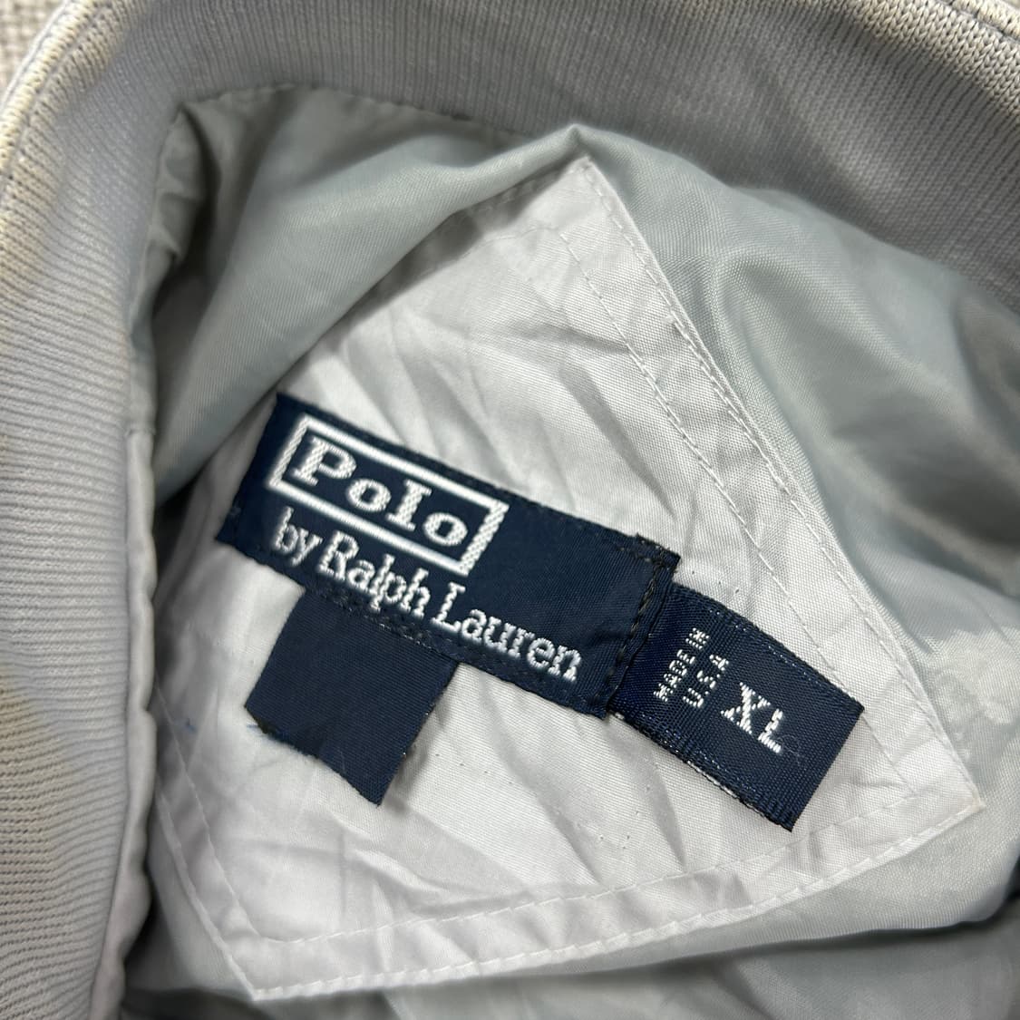 폴로 그레이 나일론 블루종(XL) 상품이미지2