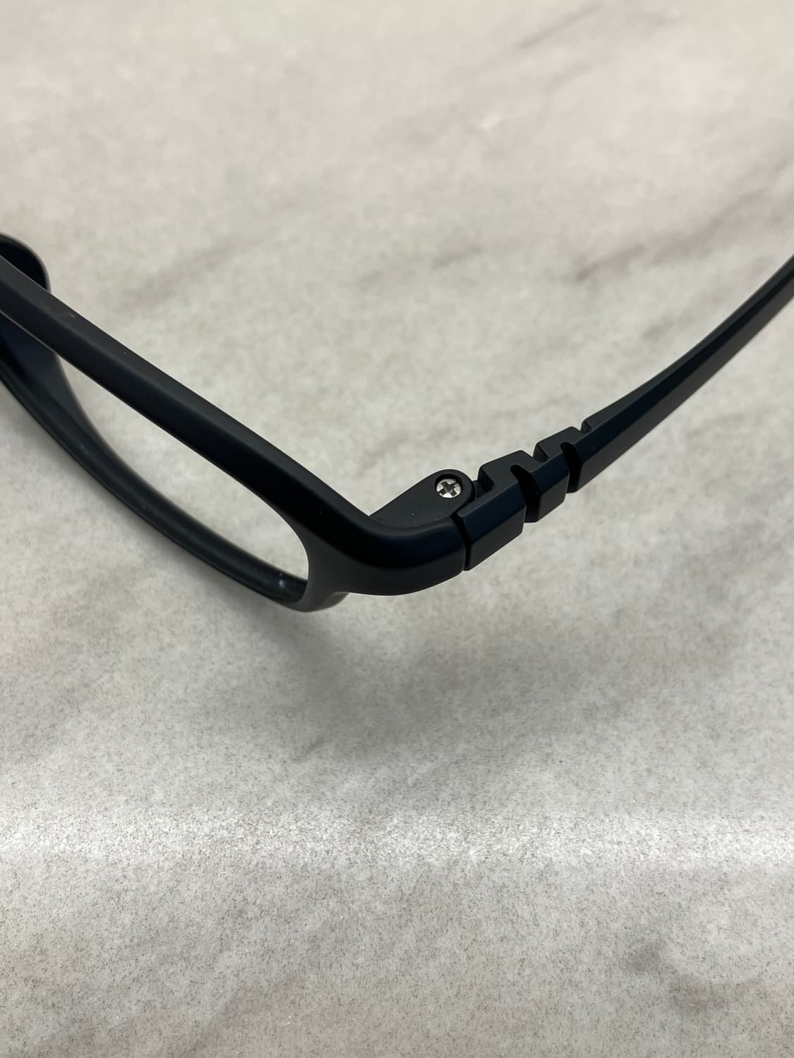 에스쁘아 Espoir 매트 블랙 소프트 스퀘어 뿔테 안경 상품이미지2