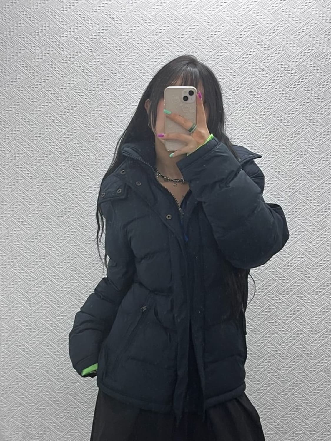 아베크롬비 Y2K 푸퍼 패딩 점퍼 L C07332 상품이미지1