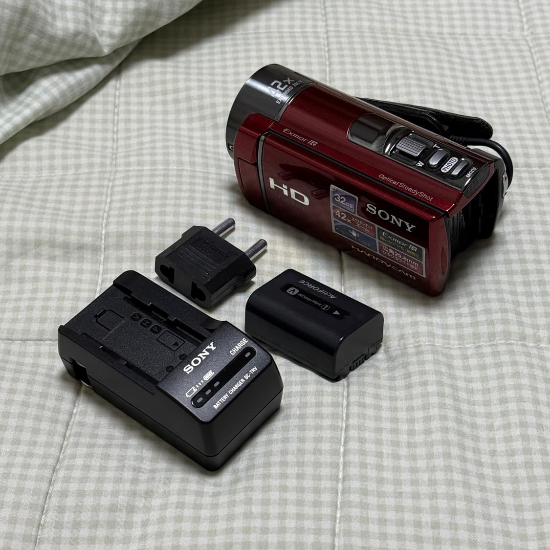 풀구성 SONY HDR-CX180 소니핸디캠 소니캠코더 빈티지캠코더 디카 상품이미지1