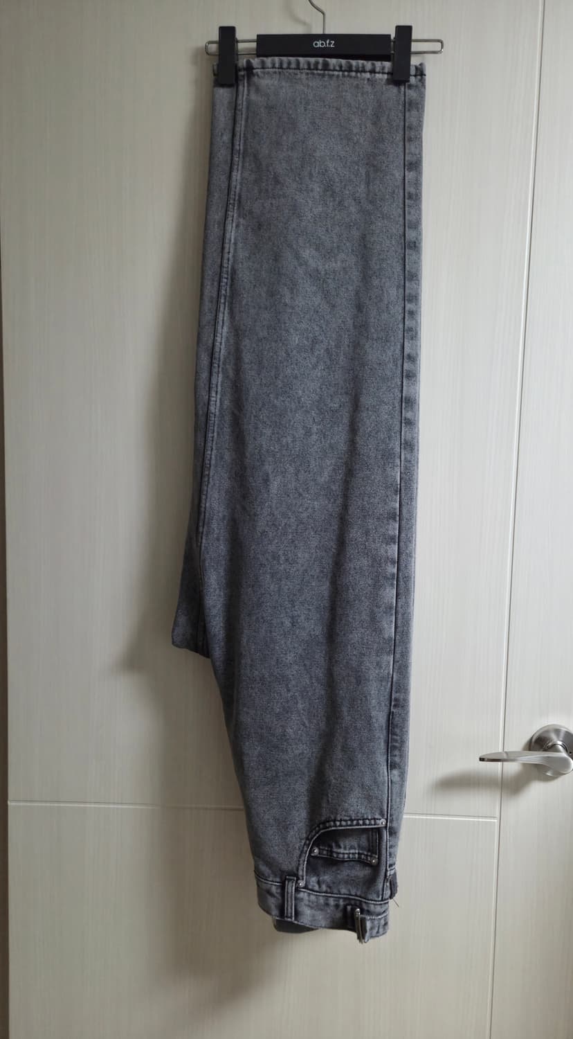 [2] 더블유워크샵 마블 코팅 데님 팬츠 상품이미지4