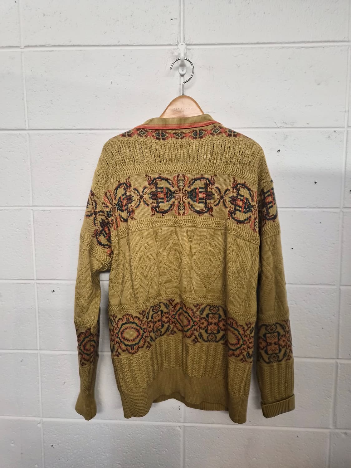 100) 빈티지 카라 니트 팝니다 상품이미지2