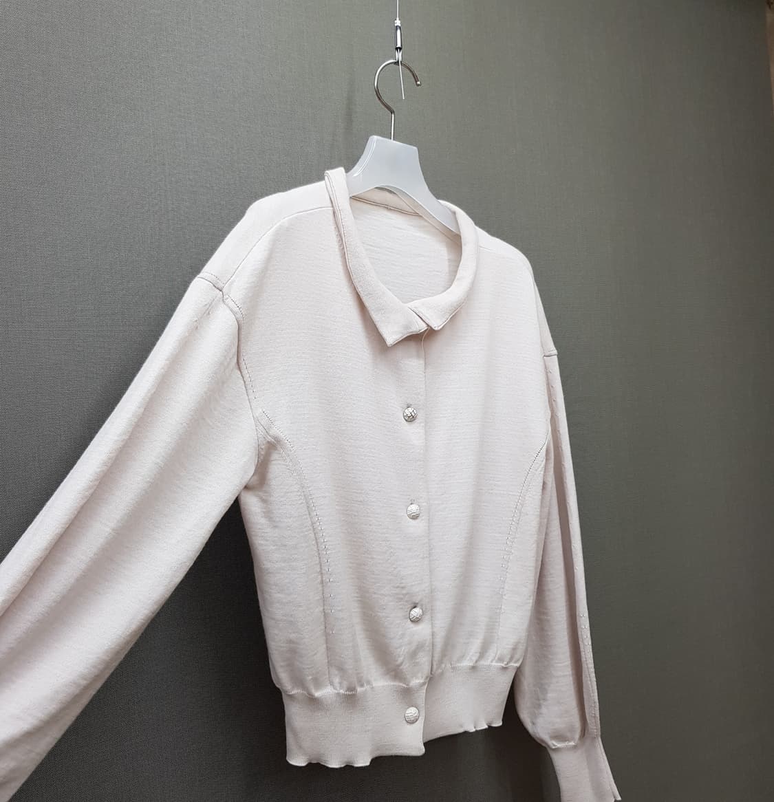 한섬 시스템 2021 둥근 카라 니트 가디건 F사이즈 상품이미지3