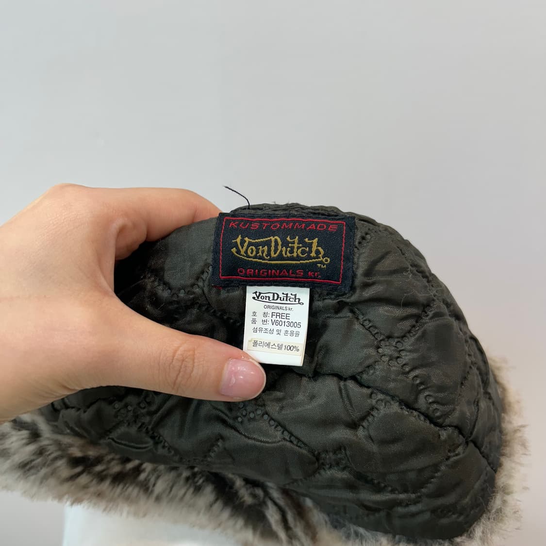 본더치 카키 트루퍼 햇 상품이미지2