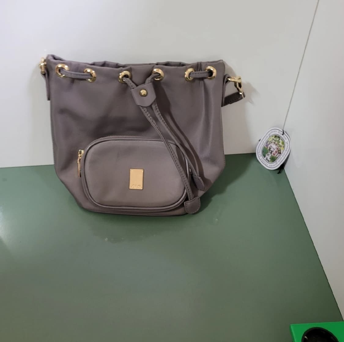 ELLE 엘르 디 에디션 그레이 경량 버킷백 여성가방 (토트백) 상품이미지1