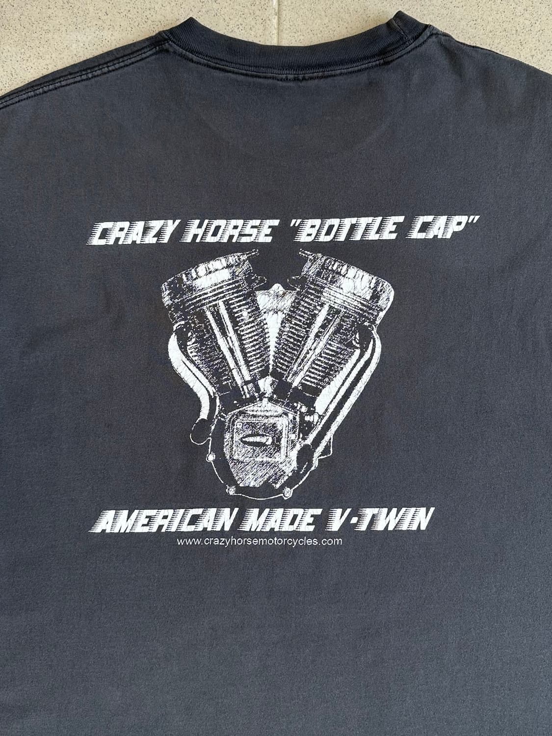 빈티지 모터사이클 티셔츠 XL 할리데이비슨 상품이미지3