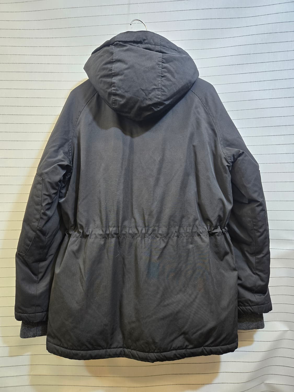 캉골 블랙 후드 패딩 점퍼 상품이미지10