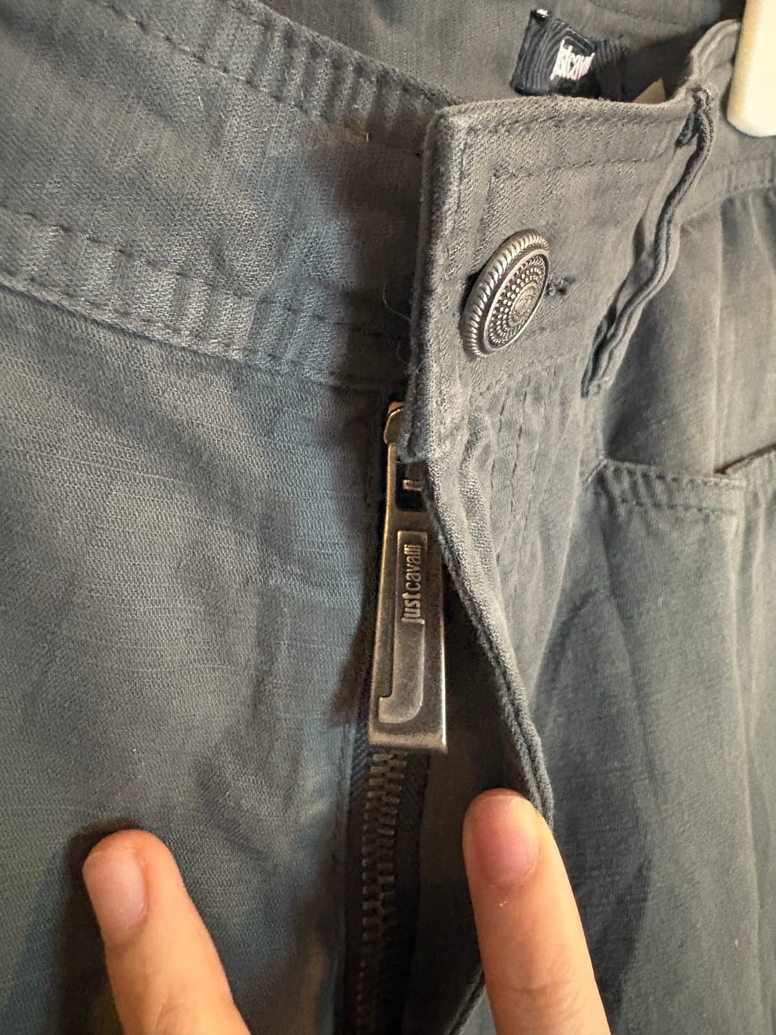 Just Cavalli 남성 카키색 바지 46 상품이미지5