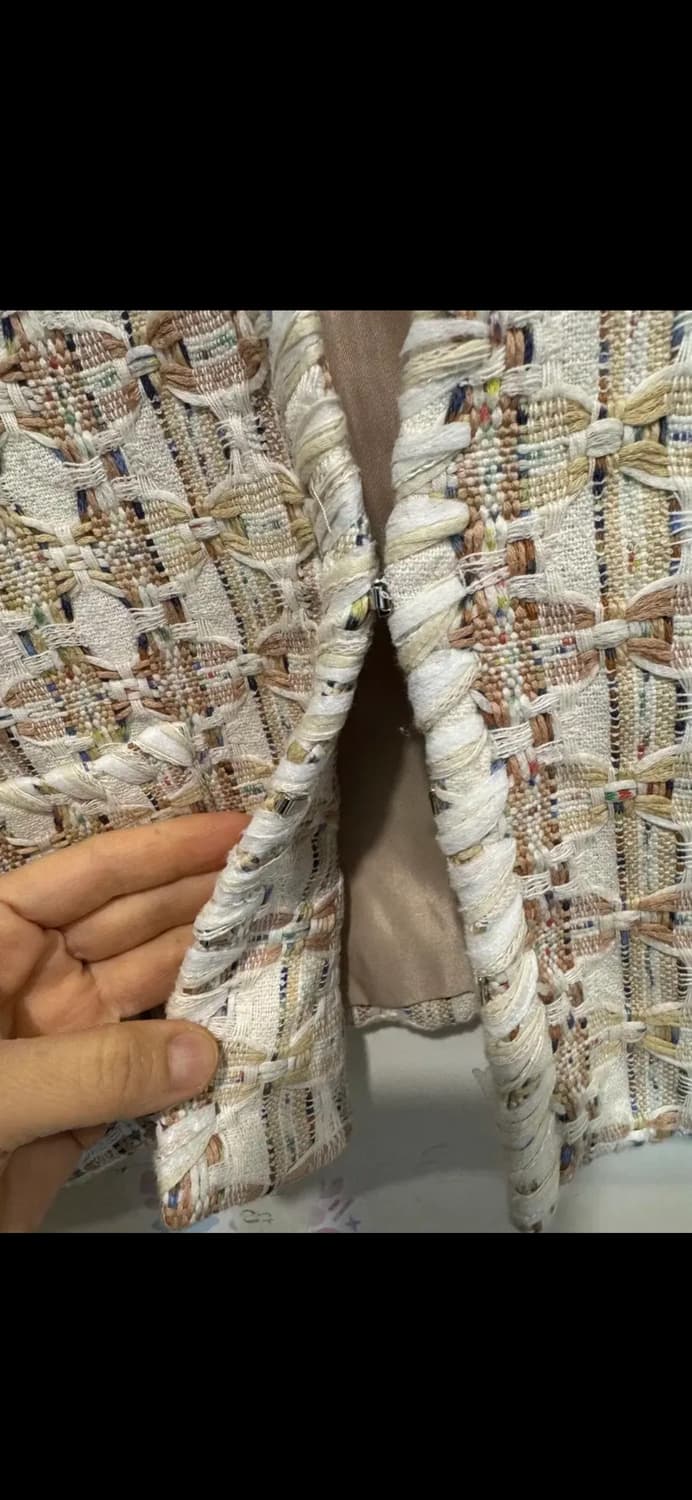 Finne 핀느 엣지 트림 린톤 트위드자켓 상품이미지5