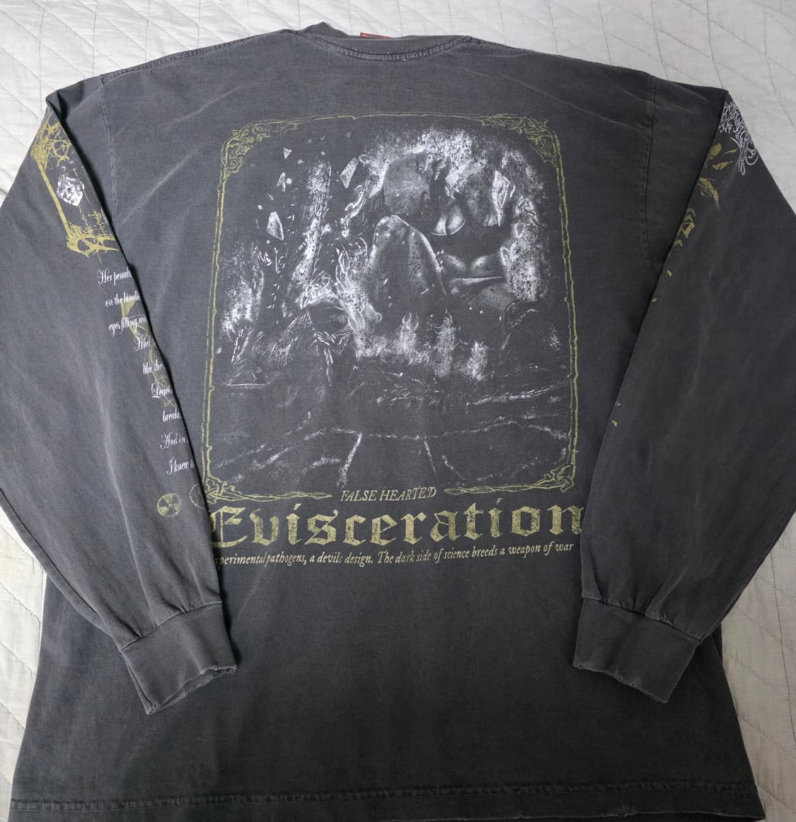 [XL] 체인소맨 레저 부틀렉 이더리얼 스튜디오 페이드 블랙 롱슬리브 상품이미지5