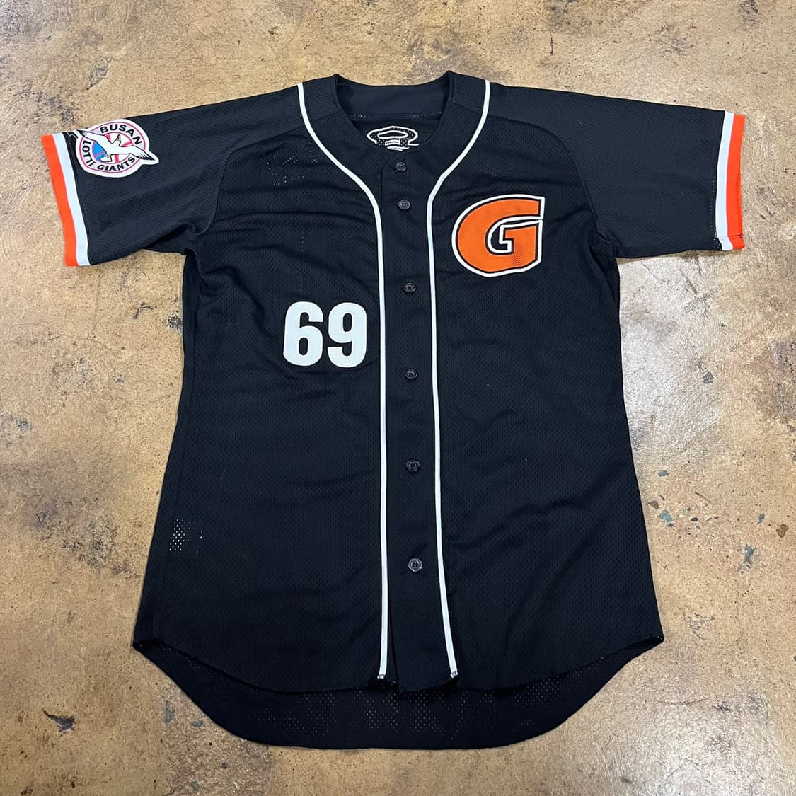 [OS] 부산 롯데 자이언츠 검정색 야구 유니폼 69 김용진 b10 상품이미지2