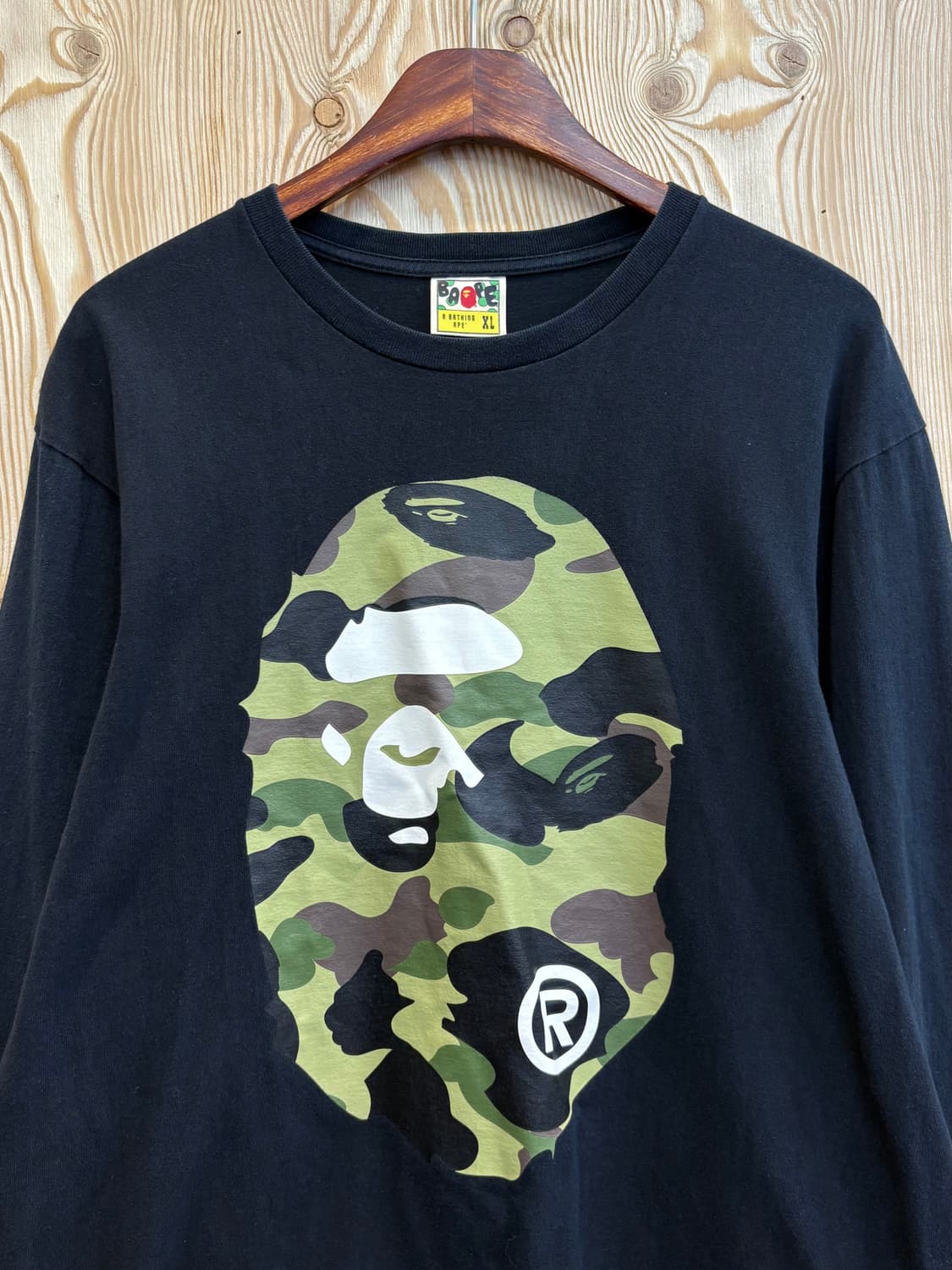 베이프 1ST 카모 빅 에이프 헤드 티셔츠 상품이미지2