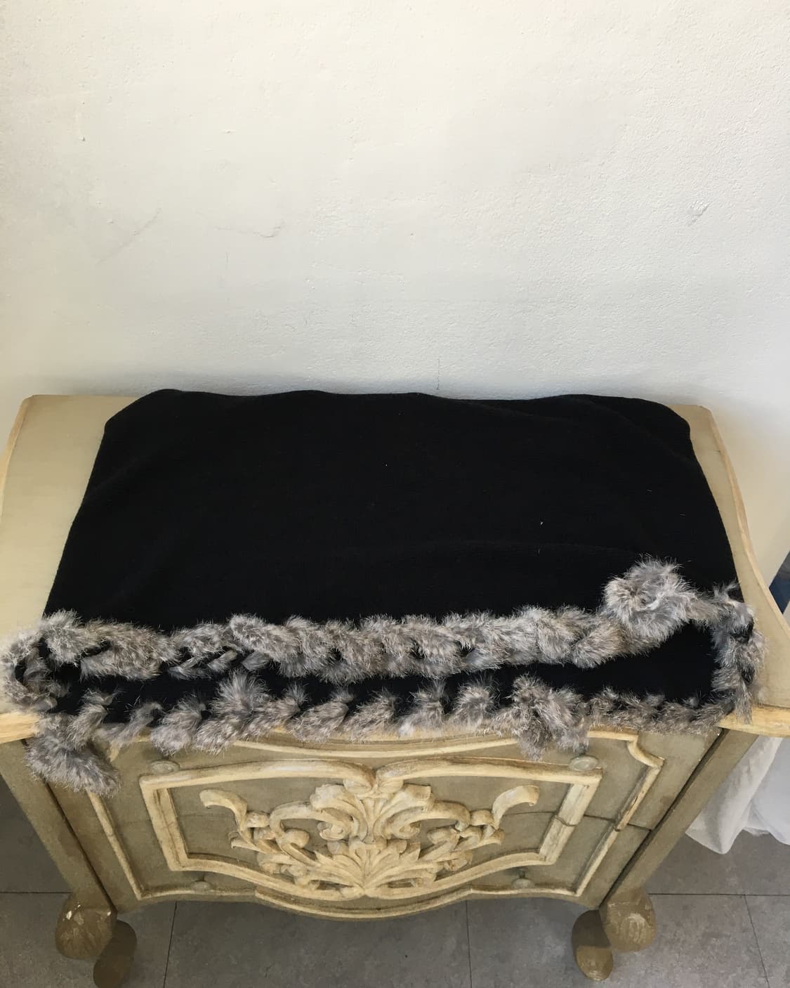  rabbit fur trimming neck warmer 상품이미지4