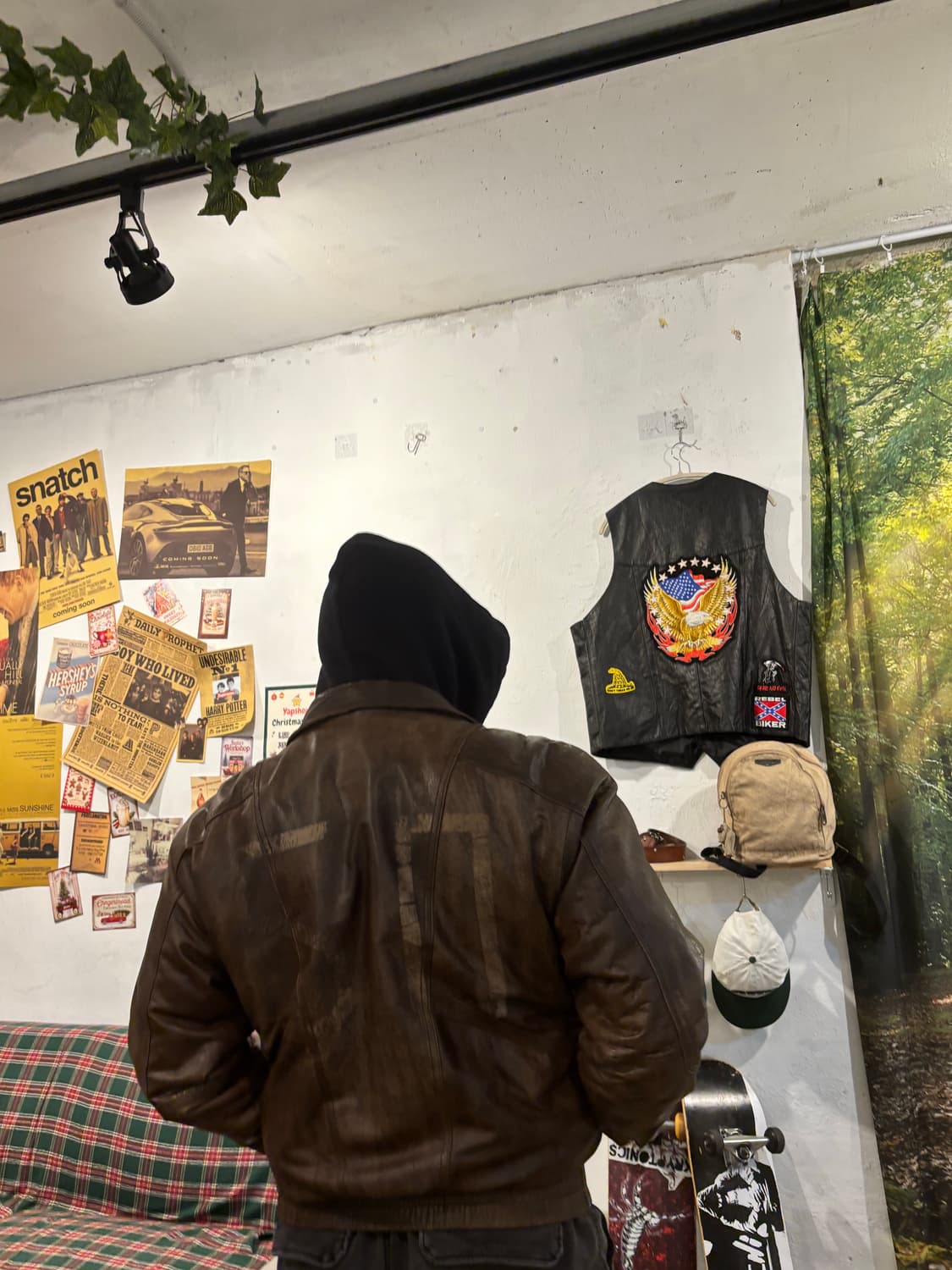 빈티지 가죽 자켓 상품이미지4