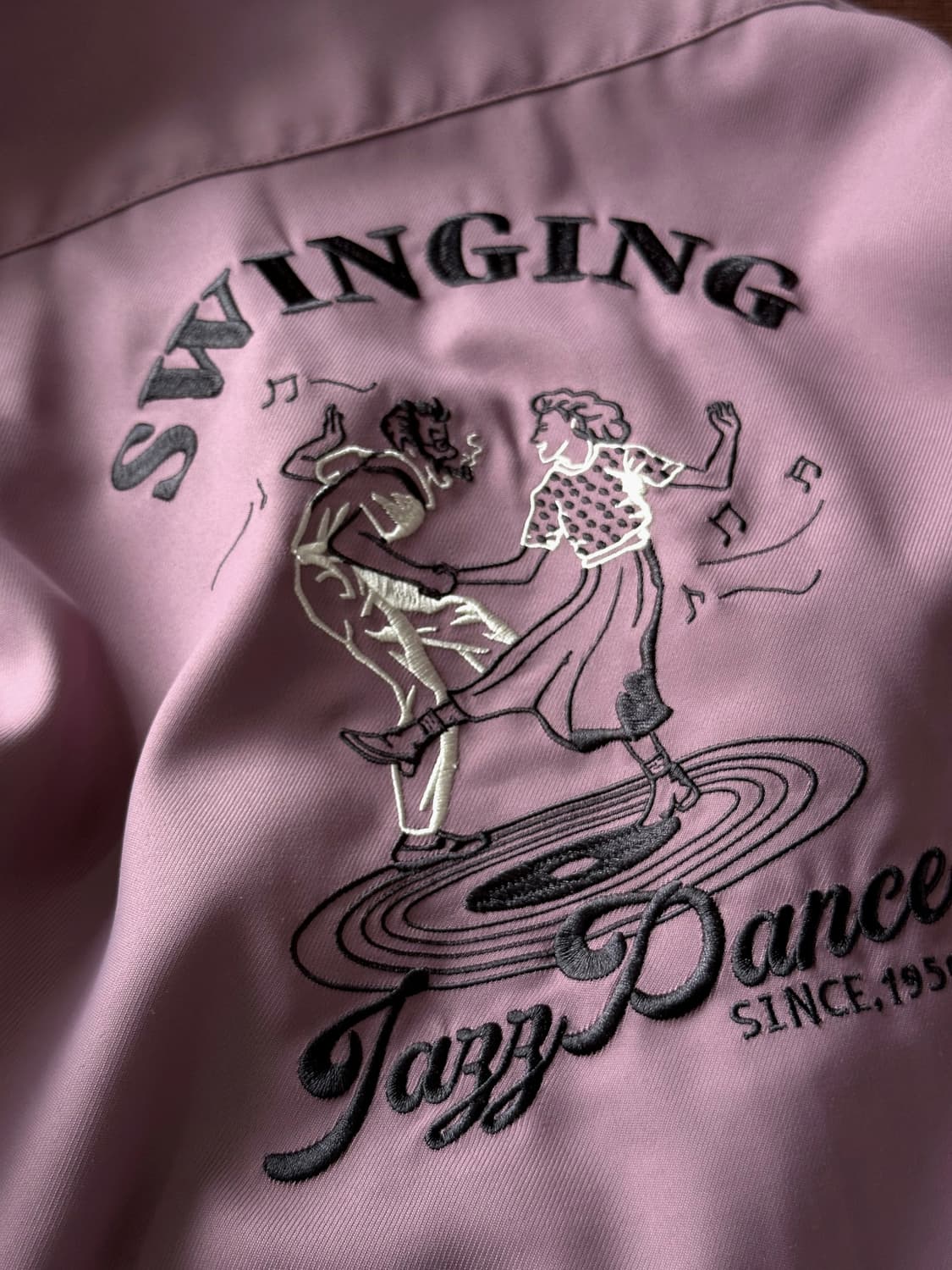 Poly twill fabric design stitch shirt 상품이미지5