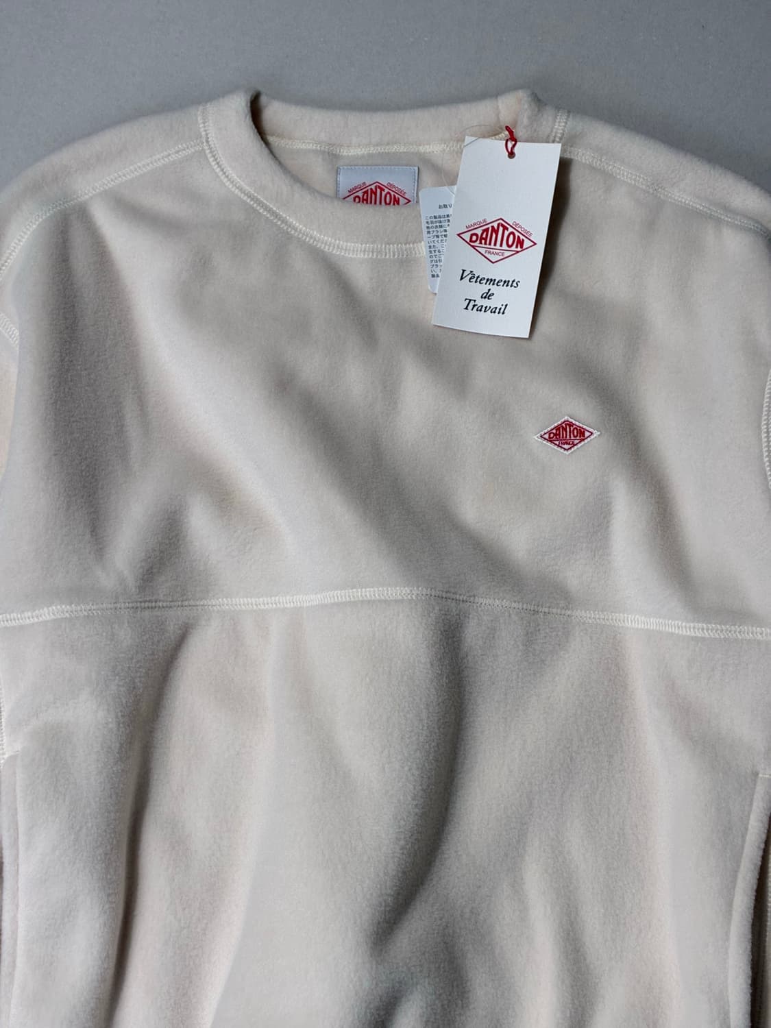 DANTON 단톤 폴라텍 마이크로 시리즈 플리스 풀오버 스웨터 아이보리 상품이미지2