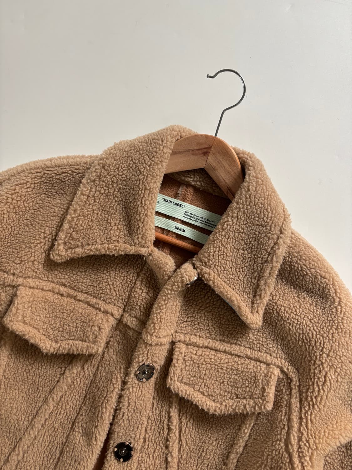 Off-White 오프화이트 베어 시어링 트랙자켓 상품이미지4