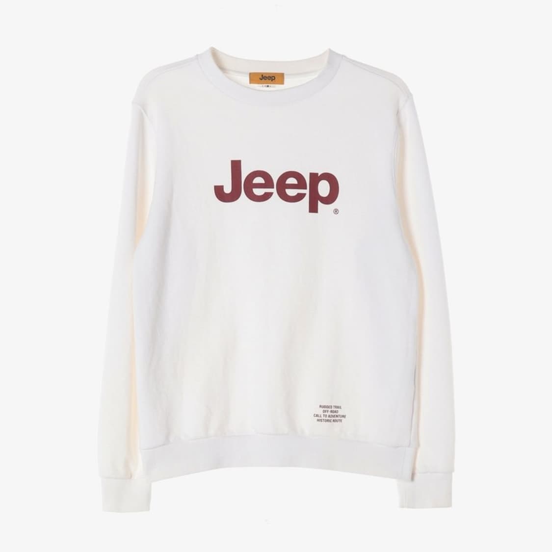 Jeep 화이트 클래식 로고 맨투맨 L 상품이미지1