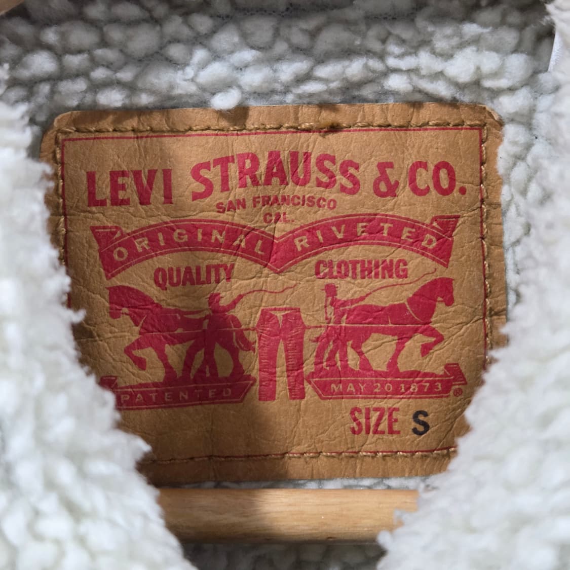 리바이스 쉐르파 데님자켓 S 상품이미지3